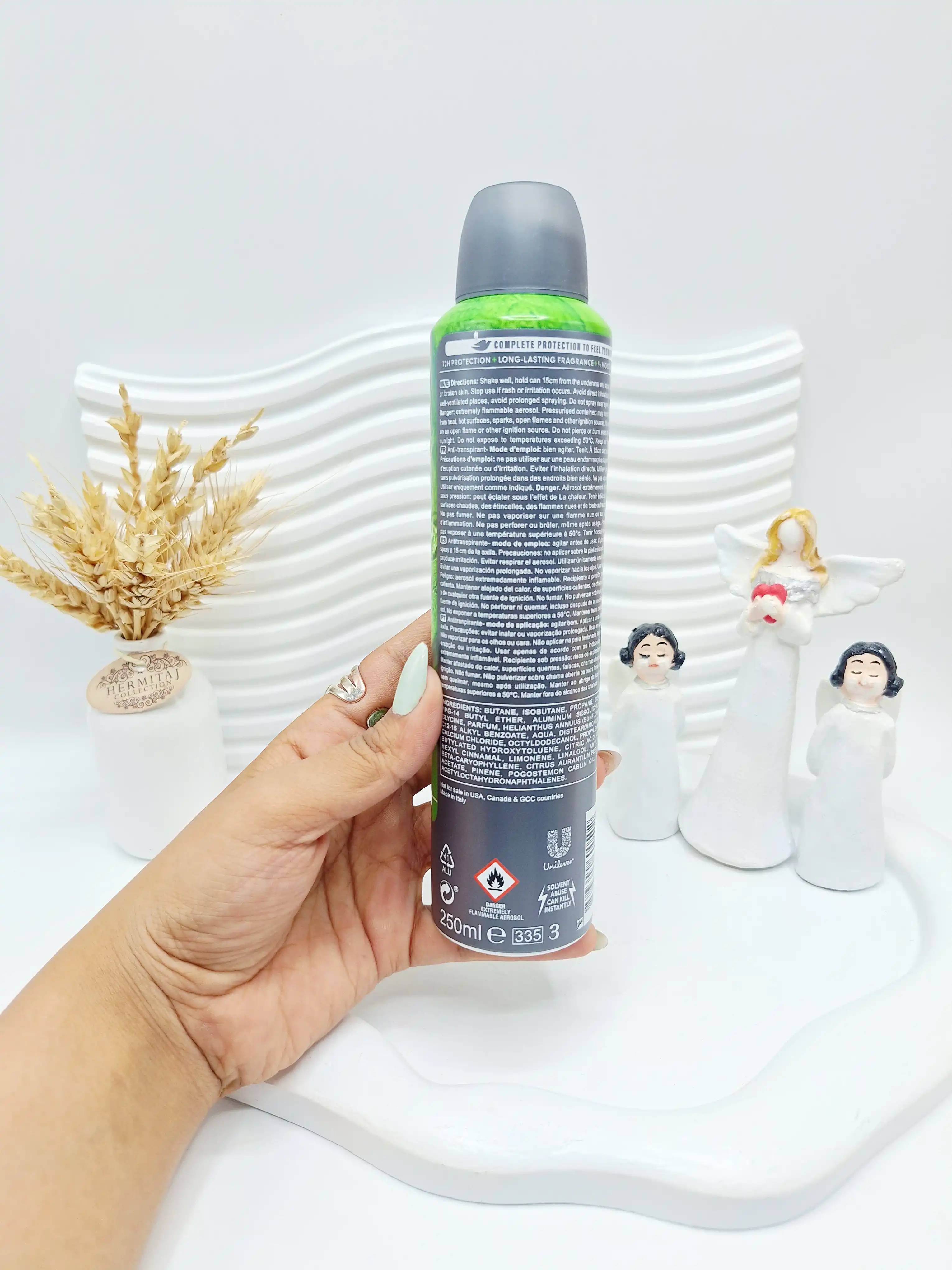اسپری دئودرانت مردانه داو Dove رایحه Extra با ماندگاری ۷۲ ساعته کد 0502