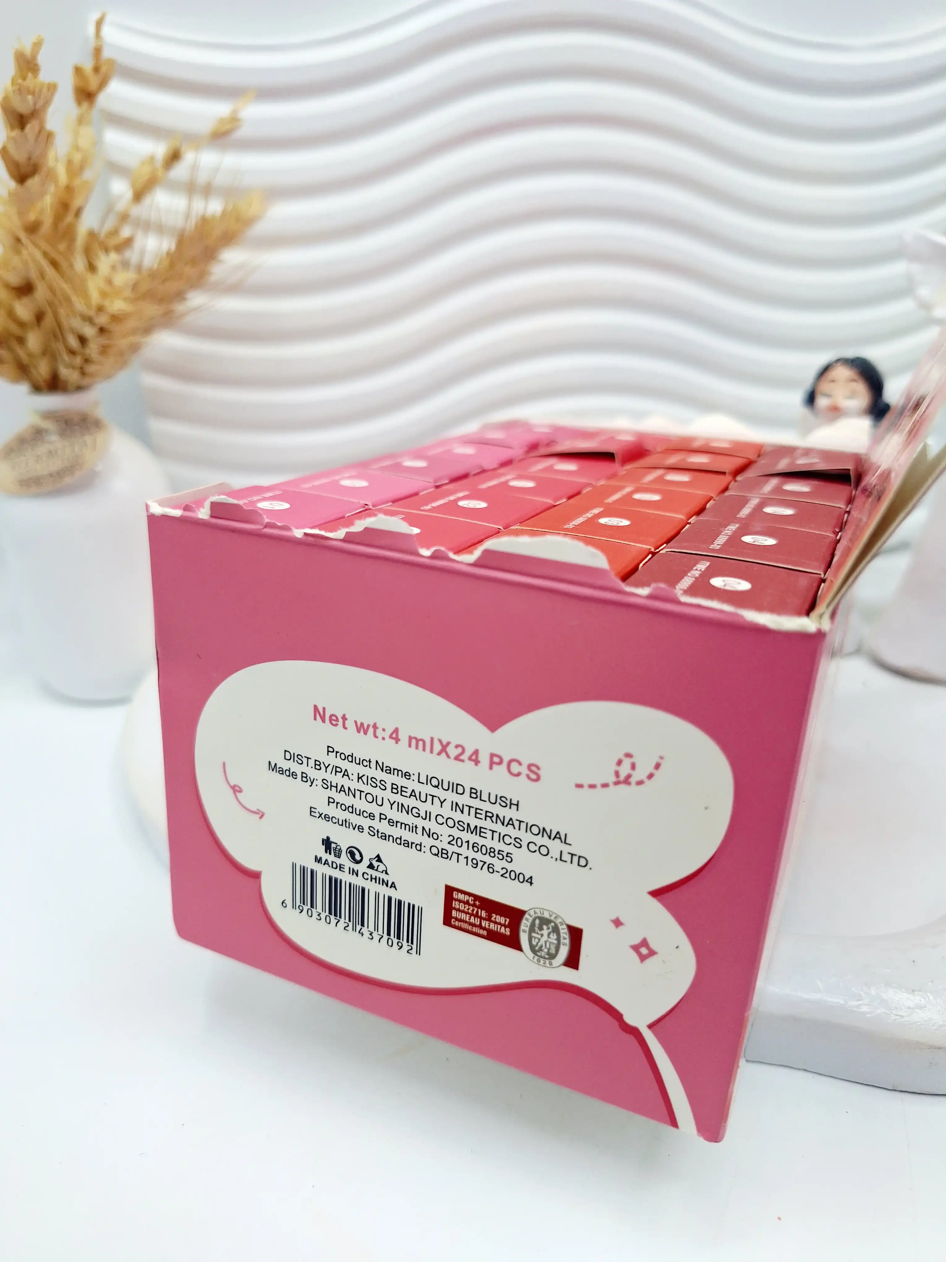 رژگونه مایع مخملی کیس بیوتی Kiss Beauty کد 68998